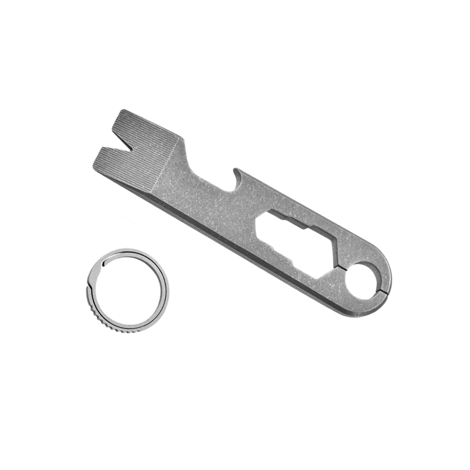Pxzh Stone Wash Metal Pry Tool Integrated Withwrench And Bottle Opener Outdoor Survival Tool For Daily Use Crowbars