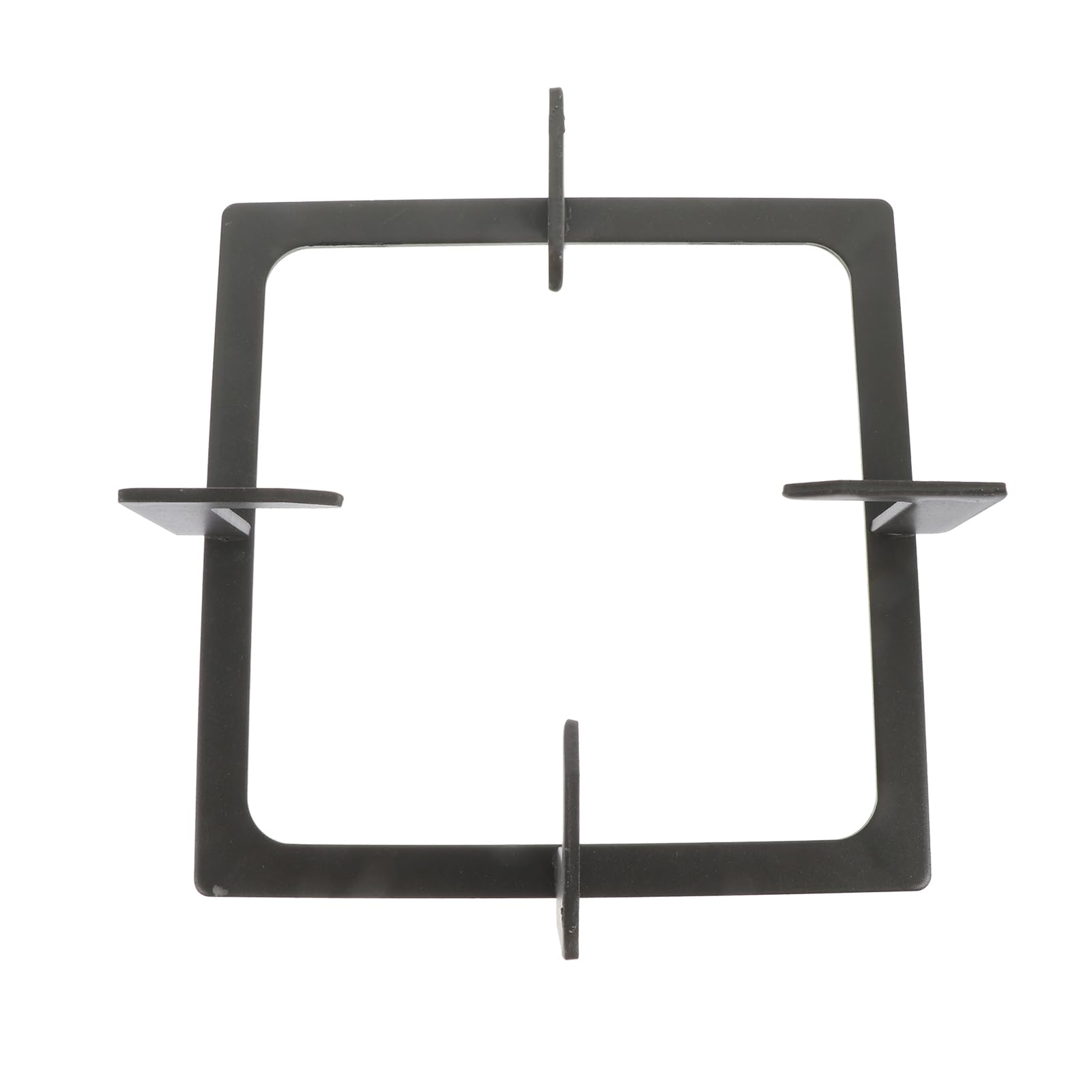 Quadratischer Gasherd Brenner Ständer aus Gusseisen mit Stabiler Konstruktion und Ölbeständigkeit Rutschfester Milchkannengestell Halter für Küche