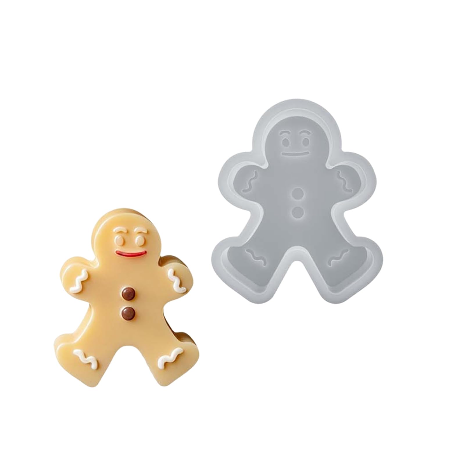 Elnwnnkc Mold Silicone Christmas Holiday Wax Mold White Single Piece for Seasonal Home Decor Tool Holiday Wax Shaping Festive Tool Winter Tabletop Decor Project Seasonal Home Form