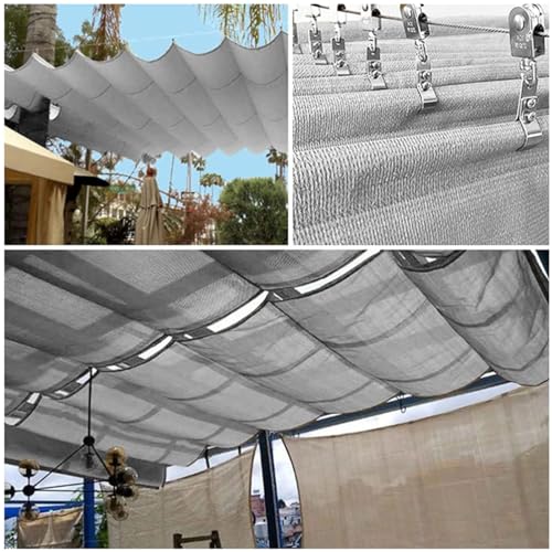 Toldo retráctil en forma de U fácil de instalar y personalizable para techos 4