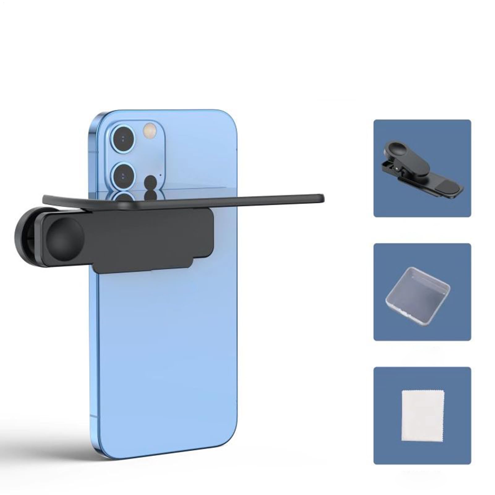 Zestaw Lusterka Do Lustrzanego Odbicia Aparatu W Smartfonie | Lusterko Odblaskowe Do Aparatu Telefonu,Akcesoria Fotograficzne I Wideo Dla M?odzie?y Rodziny Przyjació?