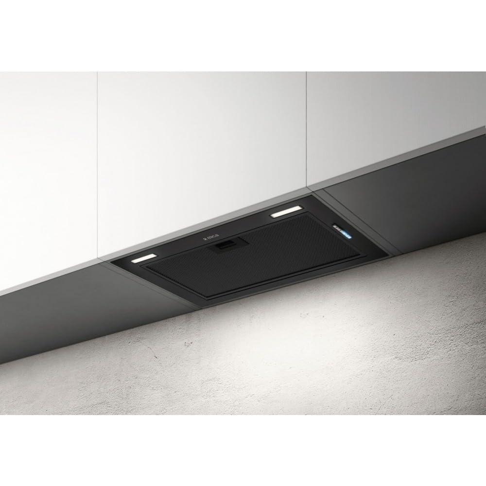 Cappa da cucina, Tipo Aspirante, Incasso, L 52 cm, Nero,FOLD BL/A/52