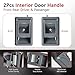 FAERSI 2Pcs Interior Door Handle Front Rear Driver & Passenger Side Fits for 1989-1995 4Runner 1988-1993 Toyota Corolla 1989-1995 Pickup 1995-2000 Toyota Tacoma 1987-1990 Tercel 1989-1992 Geo Prizm