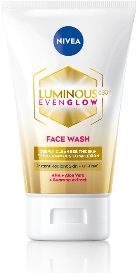 NIVEA Luminous 630 Even Glow Face Wash, 100ml