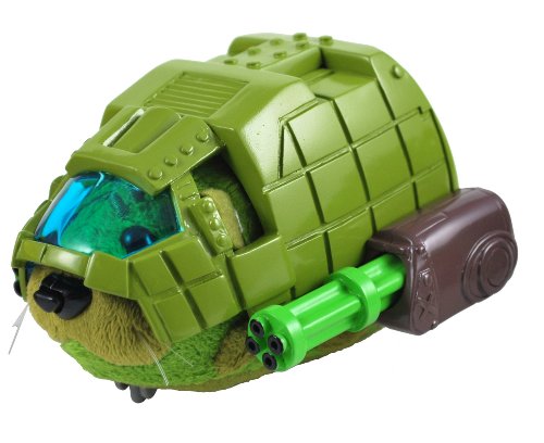Kung Zhu Pets - 2864 - Peluche - Armures Forces Spéciales - Vert/Kaki