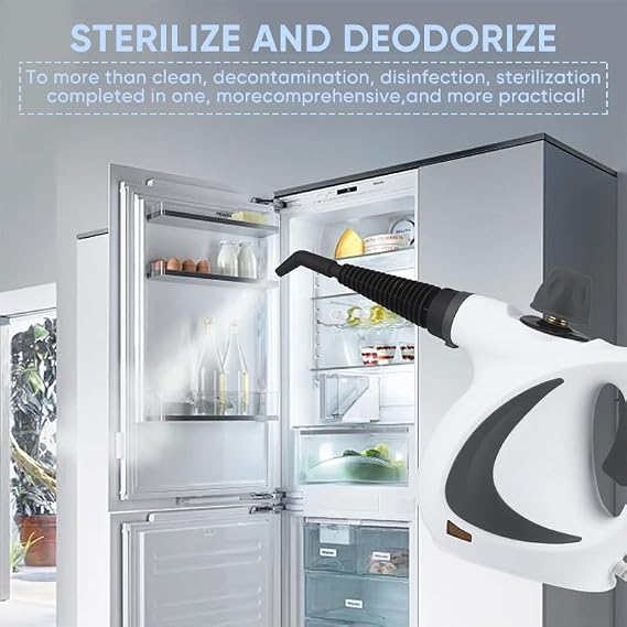 Multi-Surface Natural Steam Cleaner,Power Washer,with 1 Set Accessories, Multi-Purpose Steamer for Home Use, Steamer for Cleaning Floor, Grout and Car,Washer (1 set)