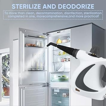 Multi-Surface Natural Steam Cleaner,Power Washer,with 1 Set Accessories, Multi-Purpose Steamer for Home Use, Steamer for Cleaning Floor, Grout and Car,Washer (1 set)