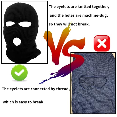 Aaesg 3 Holes Ski Balaclava Face Mask thumb #2