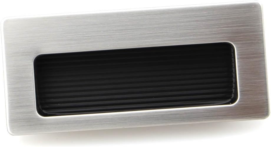 85mmX38.5mm eric Drawer Pull Square Stainless Steel Flush Recessed Handle Satin