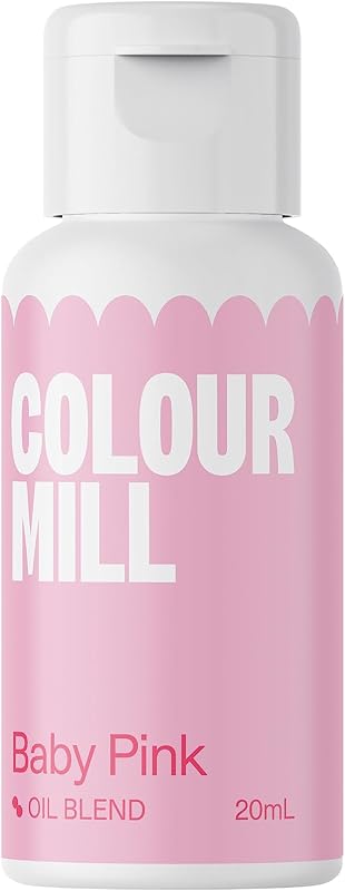 Color Mill Oil Blend Colorante alimentario, 20 mililitros rosa bebé