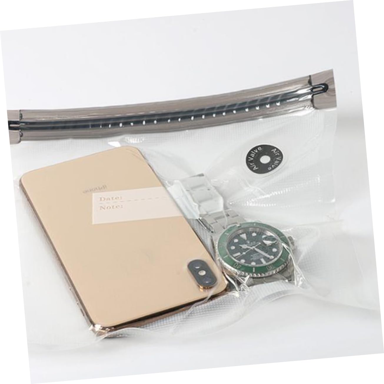 KICHOUSE Sealing Food Bag Vacuum Compression 13pcs Food Storage Bags Clips and Pump Best for Freezer Camping and Picnics