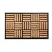 Produktbild Coco&Coir Everything in a nutshell Premium kokos Fußmatte | Kokosnussmatte mit rutschfestem PVC | Fußwischer für den Eingangsbereich | für den Außen- und Innenbereich | 45 x 75 cm