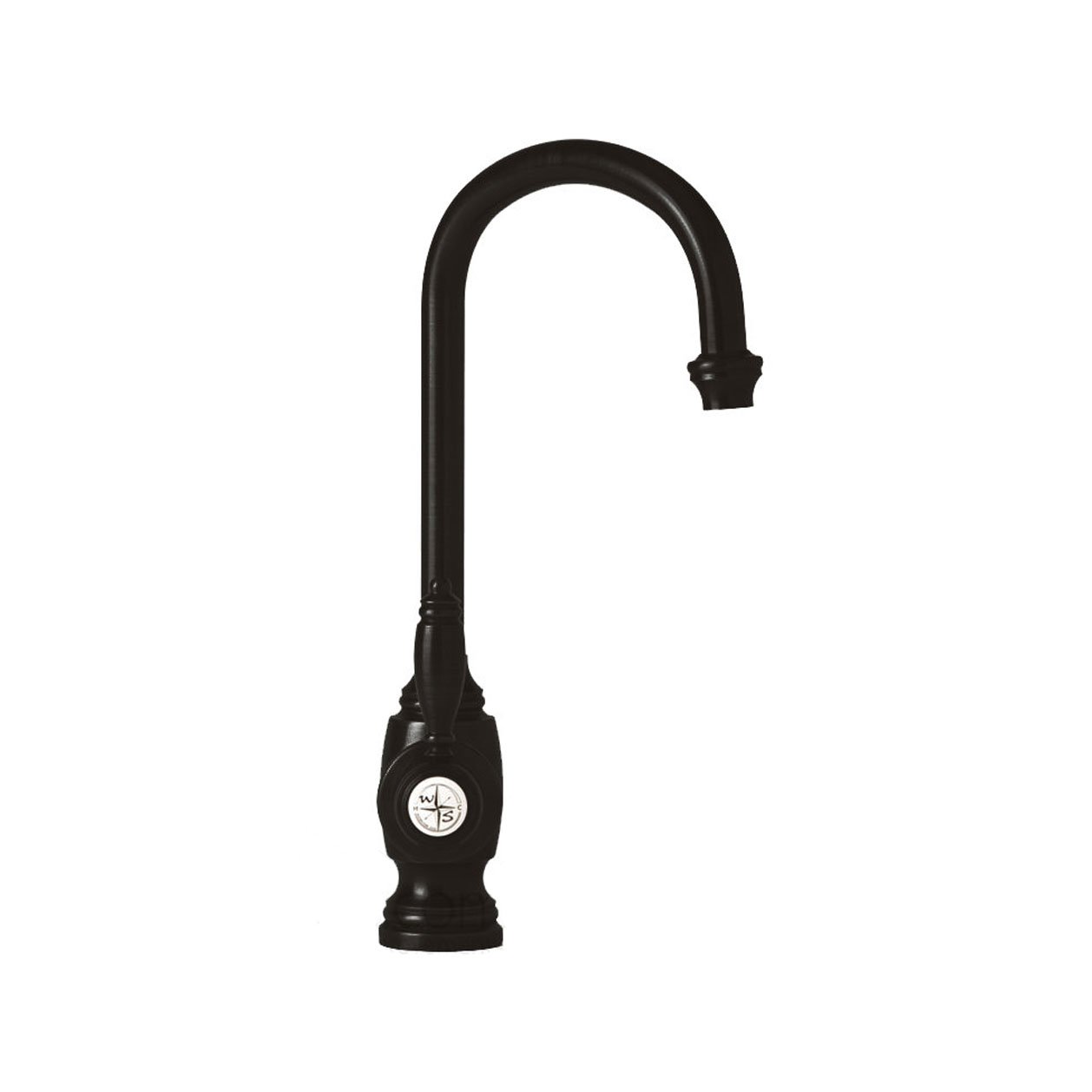 Waterstone 4900-ORB Hampton Single Handle Prep Faucet Black Oil Rubbed Bronze