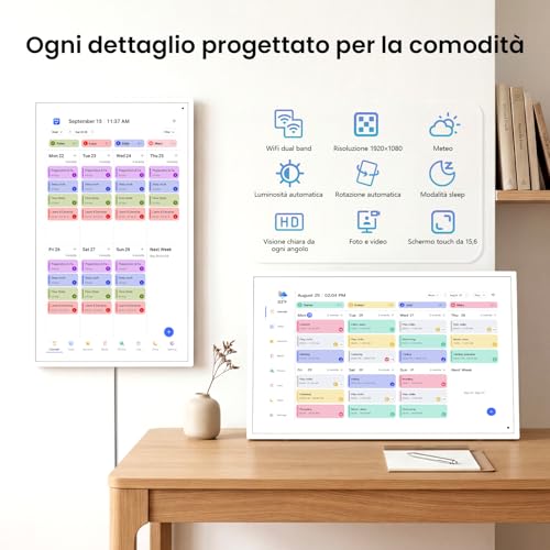 Digital Calendar, Gift for Mother, Person & Family Schedule Planning Interactive Touchscre - image 6
