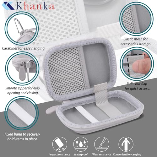 Image of khanka for Anker Nano Power Bank Ultra-Slim 5,000Mah & Maggo Power Bank 10K Case,Compatible with Anker A1665 /A1664 Slim Magnetic Charger,Protective Carrying Case Only (White)