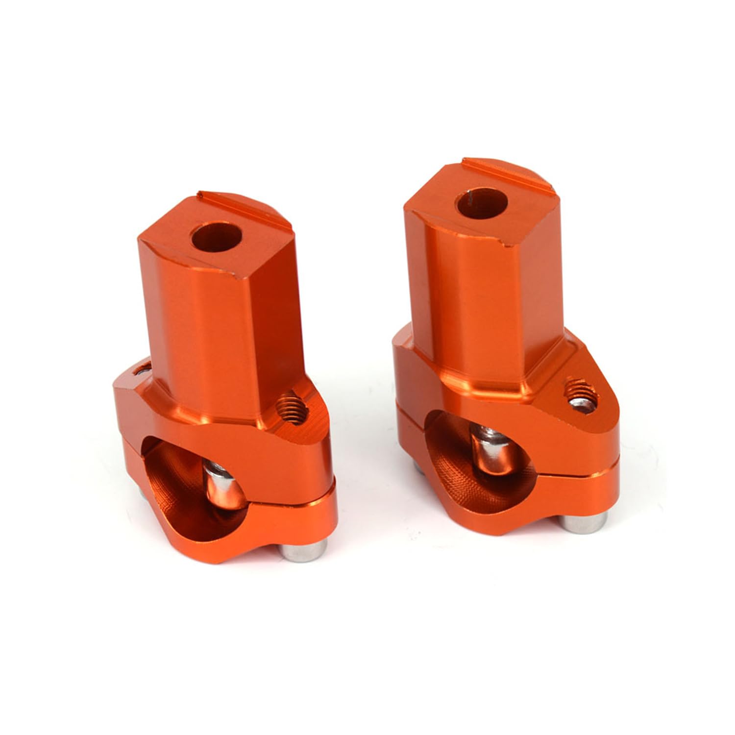 1 1/8" 28mm Riser Manubrio Moto,Supporti Manubrio Riser Manubrio Morsetto per 125-530 SX SX-F EXC XC-W XCF-W EXC-F FC250/350/450 TC125/250 FX350/450 TX300 Arancione