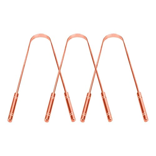 Limpiador de lenguas premium de cobre paquete de 3