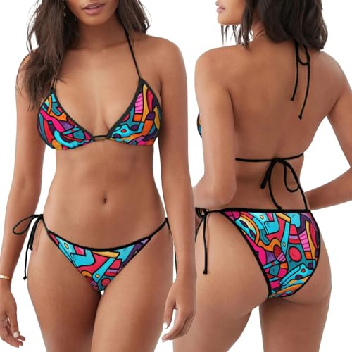 Maillot de bain 2 pièces ajustable pour sublimer la silhouette en triangle