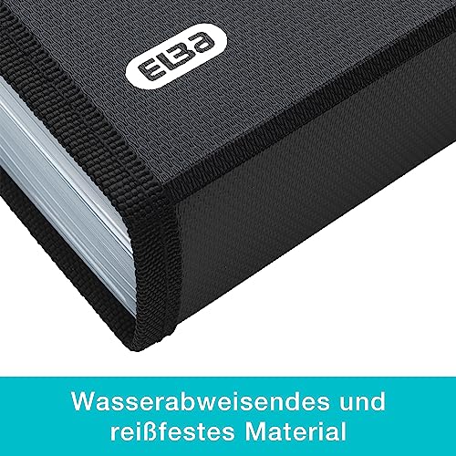 Elba Dokumentenmappe A4, Fächermappe - Schwarz