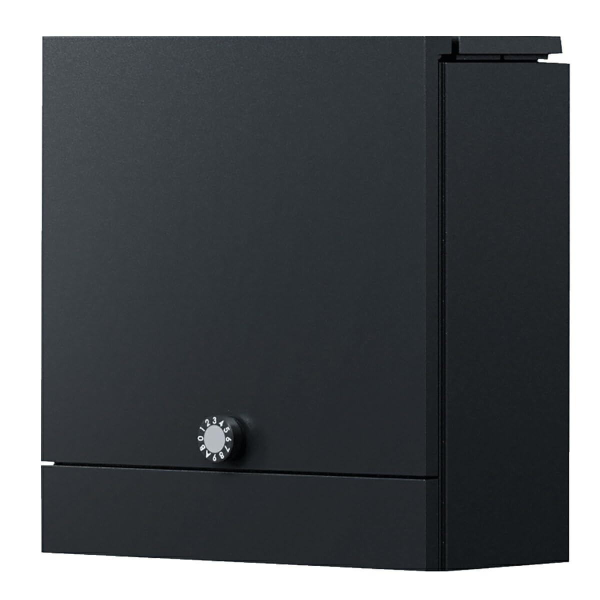 ナスタ（NASTA）郵便ポスト 壁付 Qual KS-MAB4-L-B 美品 ポスト W390×H400 上入前出／壁付・防雨タイプ KS-MAB4 | ポスト