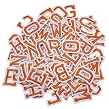 Matériau: ces écussons avec des lettres et des chiffres sont en polyester avec un adhésif thermocollant au dos, qui peut être cousu ou repassé. Il est préférable de les coudre si vous voulez qu'ils restent en place et ne tombent jamais.