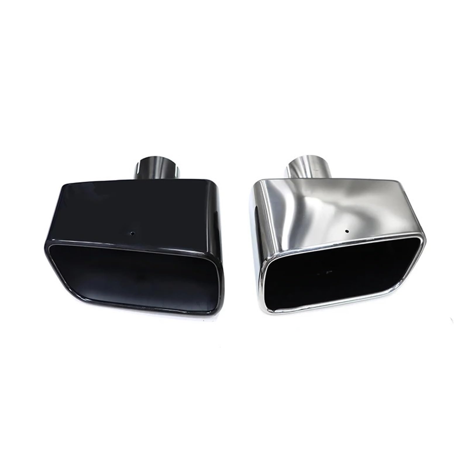 Tubo de escape de coche Punta del silenciador de para escape Cuadrado acero inoxidable para tubo Tubo para coche para boquilla(Matte 210mm)