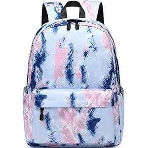 Lohol Galaxy Backpack for School Travel, Lightweight BookBag for Girls Kids