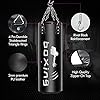 Heavy-Boxing-Bag-for-Adults-Youth-Non-Tear-Leather-Boxing-Equipment-Heavy-Bag-with-Adjustable-Wall-Bracket-Ceiling-Hook-Chain-4ft-Boxing-Bag-for-Kickboxing-Taekwondo-Karate-Muay-Training Heavy Boxing Bag for Adults & Youth, Non Tear Leather Boxing Equipment, Heavy Bag with Adjustable Wall Bracket Ceiling Hook Chain, 4ft Boxing Bag for Kickboxing Taekwondo Karate Muay Training