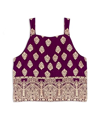 Chandrakala Kids Lehenga Choli Set for Girls (KL120-P)3