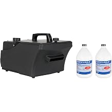 American DJ ENTOUR CHILL Bundle 800-Watt DMX Low Lying Fog Machine with Wired Remote, 2 RFJG Gallon Water-Based Fog Fluid, Continuous Output Ground Fog Effect, 3-Items