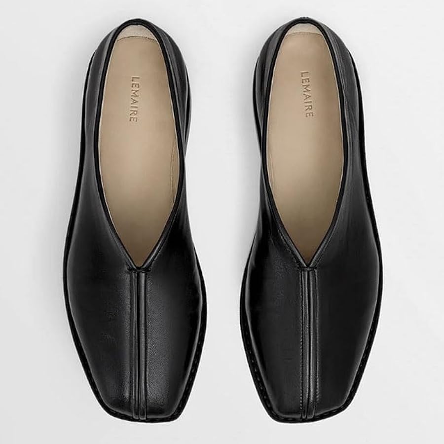 Amazon | [Lemaire] ルメール フラット パイプド スリッパー