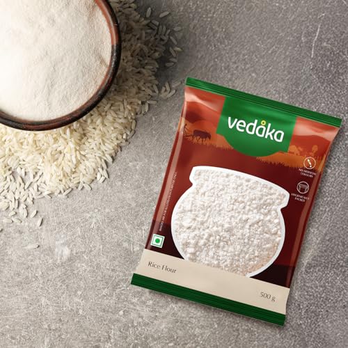 Image of Amazon Brand - Vedaka Rice Flour, 500 g