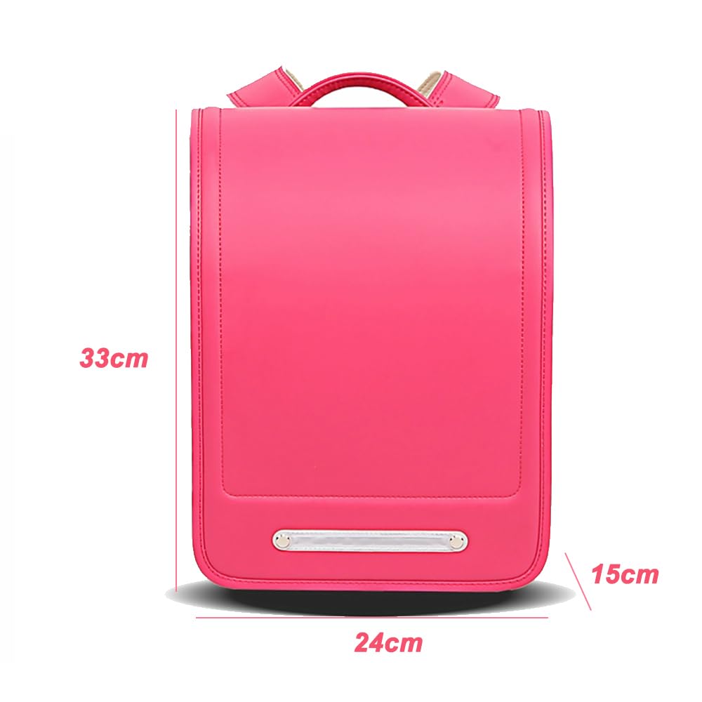 Bolsa Escolar De Estilo Japonés De Gran Capacidad, Transpirable Y Cómodo, Cubierta Impermeable De PU, Adecuada para Niños Y Niñas,B,33 * 24 * 15CM