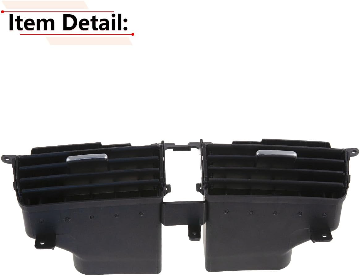 RLB-HILON Air Vent Compatible with Honda Accord 2008 2009 2010 2011 2012 Year, for Dashboard Air Vent Ventilator Grille Center, Black Color