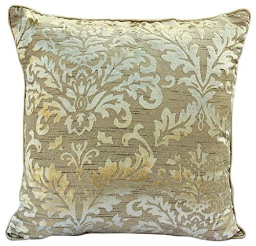 Fabric Mart Direct Entwerfer Sahne Werfen Kissen Decken, Damast Kissen Decken, 40x40 cm Werfen Kissen Decken, Platz Burnout Velvet Kissenbezuge, Blumen Zeitgenossisch Werfen Kissen - Creamy Damask Fabric Mart Direct Entwerfer Sahne Werfen Kissen Decken, Damast Kissen Decken, 40x40 cm Werfen Kissen Decken, Platz Burnout Velvet Kissenbezuge, Blumen Zeitgenossisch Werfen Kissen - Creamy Damask