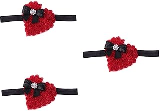 ibasenice 3 Peças De Fitas De Cabelo Para Meninas Tiaras Infantis Para Bebês Meninas Tiaras Para Bebês Meninas Laços De Cabelo Infantis Tiara Com Laço Para Cabelo De Bebê Elásticos Para