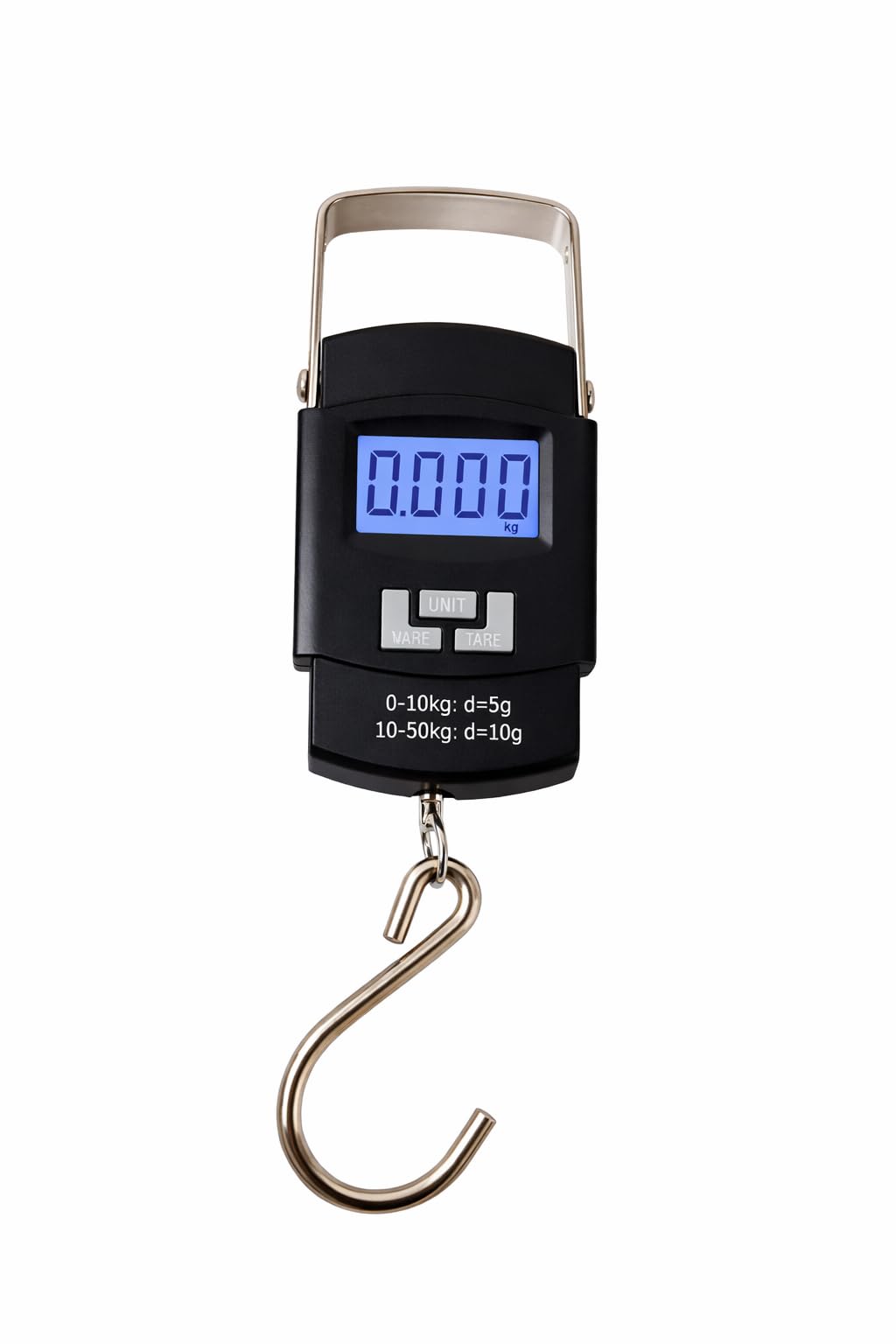 Black digital weighing machine for Luggage weighing, Weighing scale capable of 50kg, Scale with LCD Display & Stainless steel hook. Aliston A08 /A302 Hanging Scale-image-46