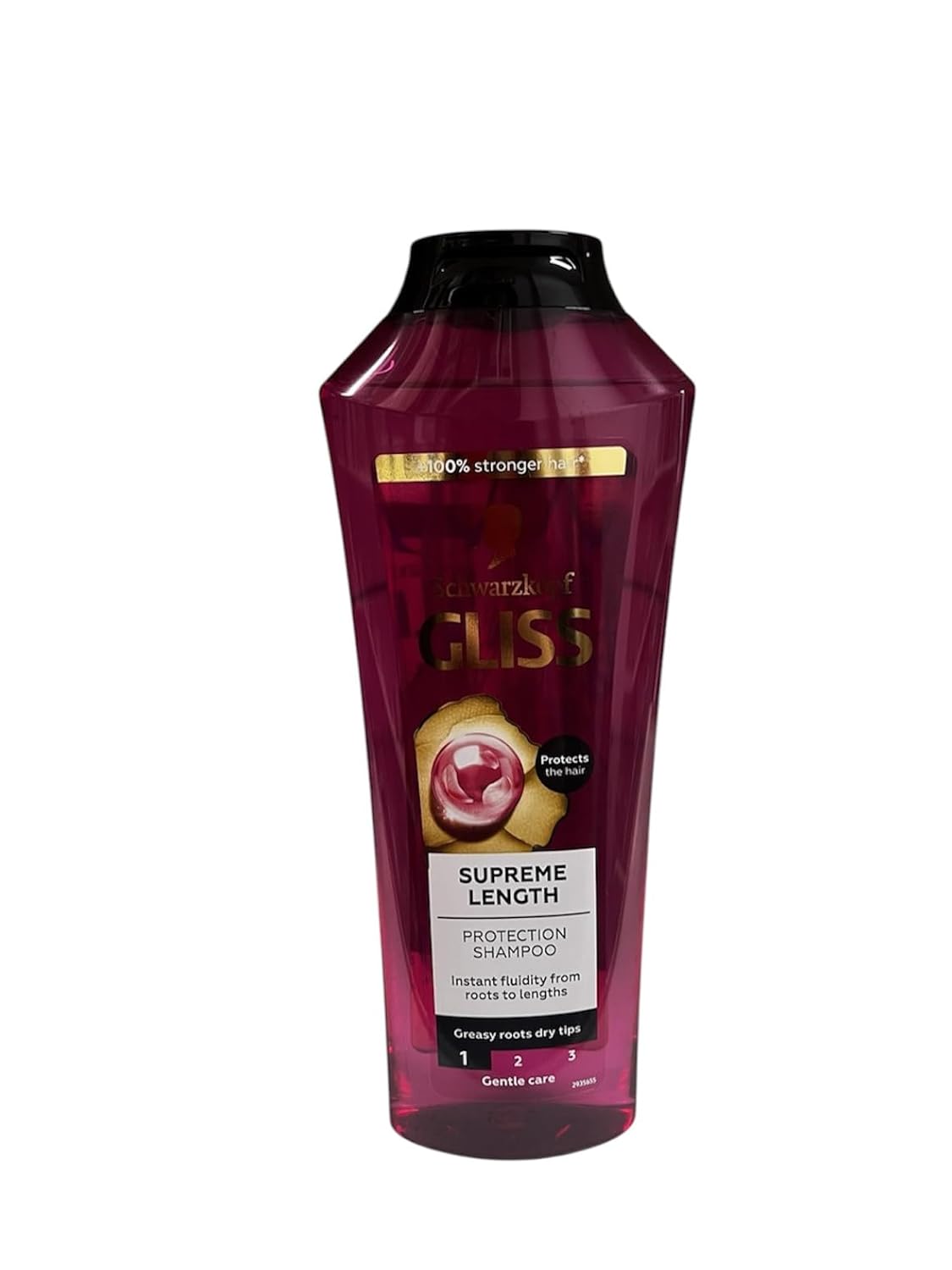 Schwarzkopf Gliss SUPREME LENGTH Shampoo 400ml + Conditioner 200ml Set for Long Hair - Image 2