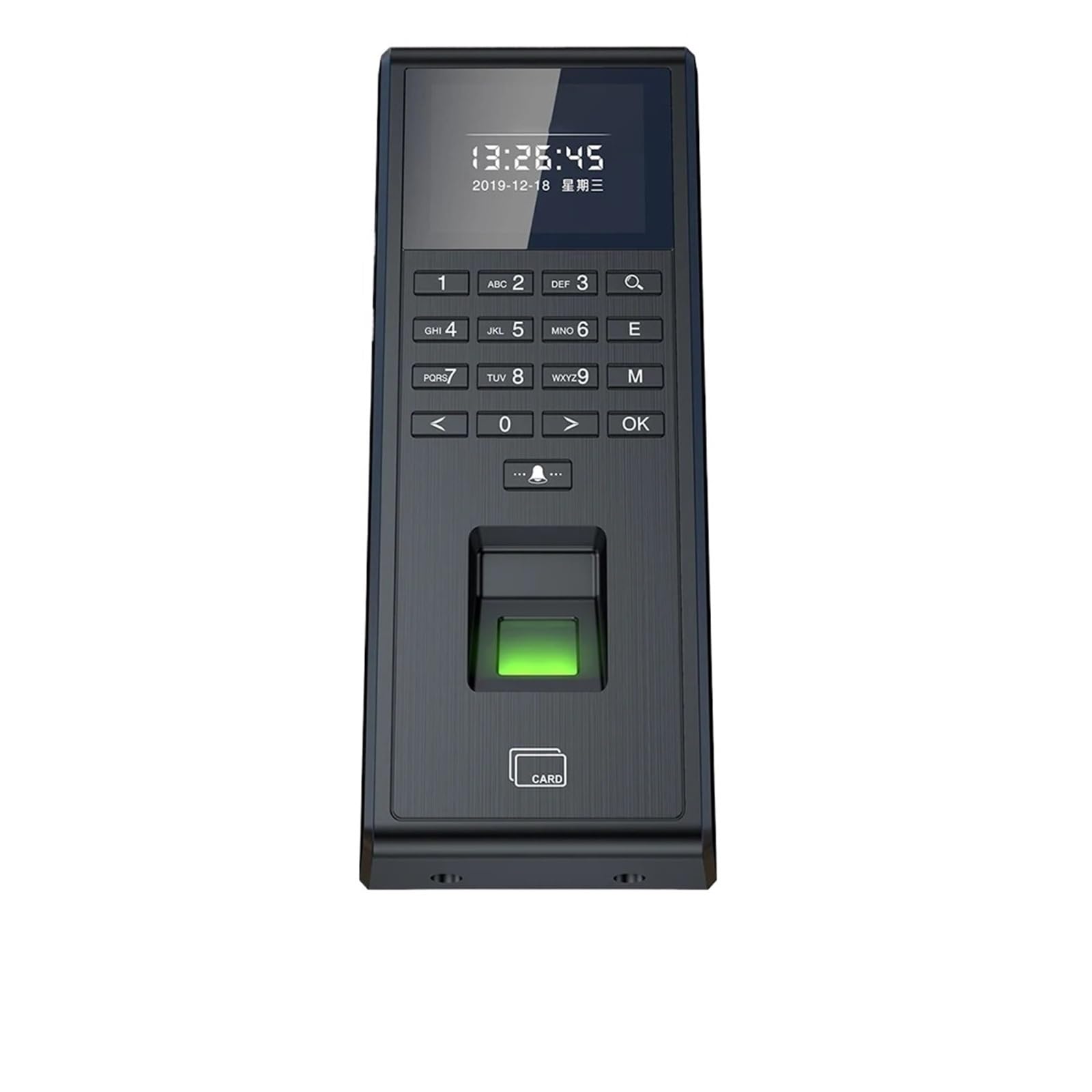 Biometrisches Fingerabdruck-Zutrittskontroll-Tastenfeld mit Zeiterfassung for Zutrittskontrollsystem,Erhöhte Sicherheit(F601-ID with Network)