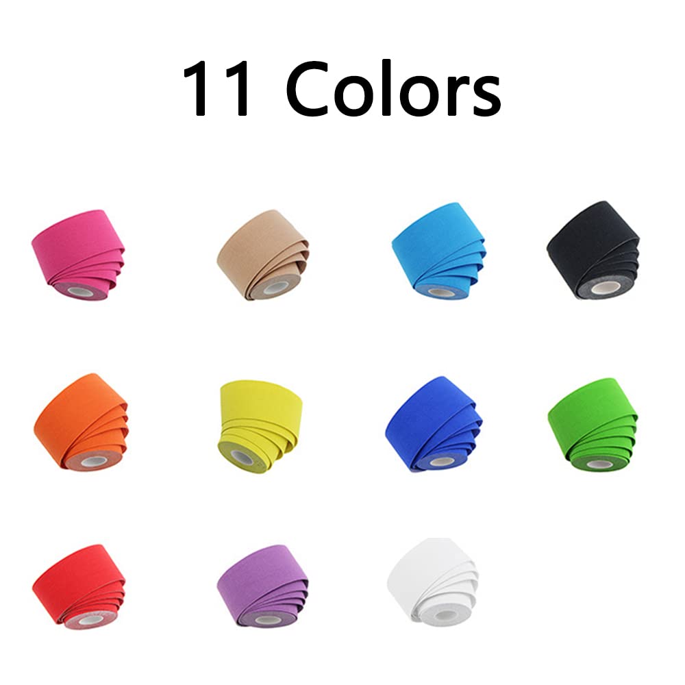 Kinesiology Tape Sports Tapes Elastic Freely Cut for Muscle Back Shoulder Elbow Waist Ankle Polyester Waterproof