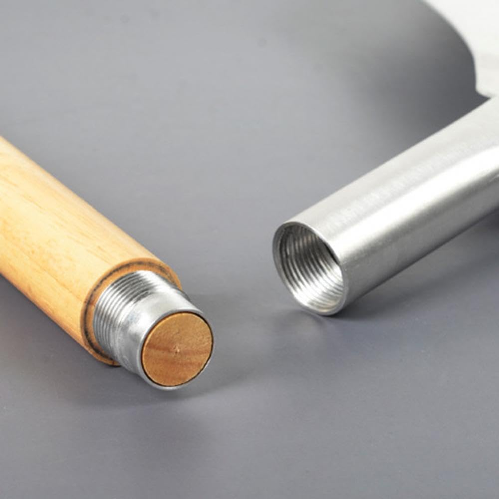 Pala for pizza in alluminio con manico in legno