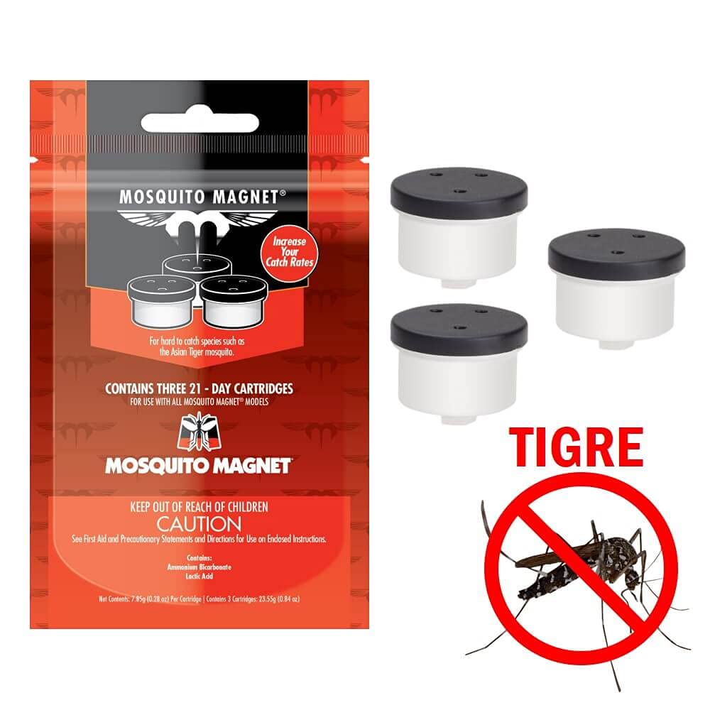 MOSQUITO MAGNET BY FAVEX - Atrakta - Recharges pour anti-moustique Mosquito Magnet - Lot de 3 recharges