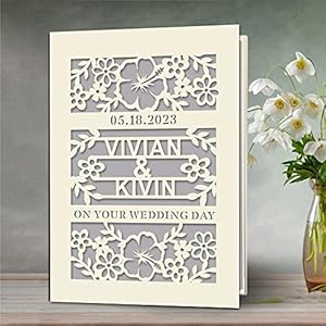 Edsgpersonalizedweddingcardforlovercouplesweddinggreetingcardgiftsweddingmemorykeepsakegreetingcardforgirlwomenwifeheranniversarycardfor65th16thwithenvelopesgray Urban Country Home Decor Edsg personalized wedding card for lover couples wedding greeting card gifts wedding memory keepsake greeting card for girl women wife her anniversary card for 65th 16th with envelopesgray urban country home decor