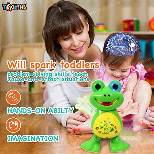 Image of Toyshine 2 in 1 Combo Dancing Duck and Frog with Musical Flashing Lights and Real Dancing Action