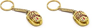 immatgar pharaonic colorfull Scarab keychain with egypt - Egyptian souvenirs gifts from egypt Pharaoh with lobes
