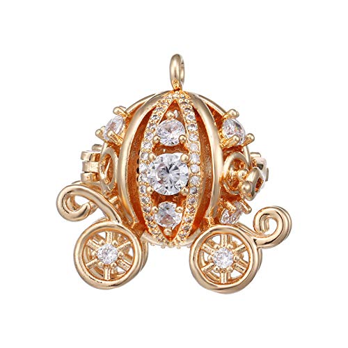 Preisvergleich Produktbild Aromatherapie-Anhänger Kürbis Auto Aromatherapie Halskette Mit Zirkonium Halskette