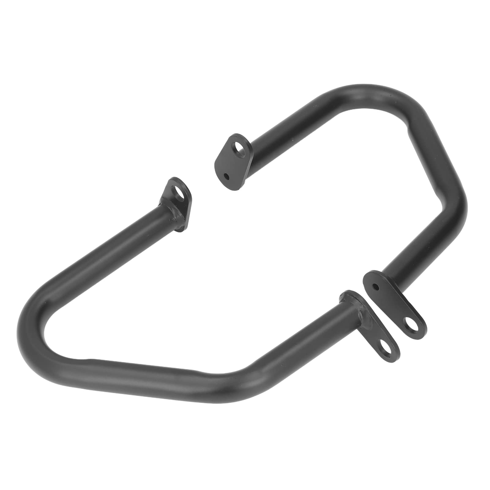 Drążek do zderzenia silnika motocyklowego, 2 szt., osłona silnika motocyklowego, lewa prawa, stalowa, zamiennik części motocyklowych, do Bonneville Thruxton (czarna)