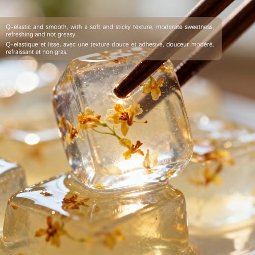 BAYUEDEGUA Osmanthus Jelly 250g caramelos suaves miniatura 3