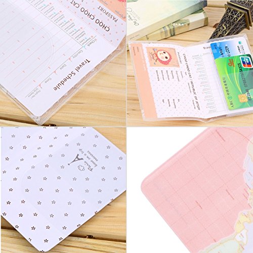 Capa para porta-passaporte de PVC 2015 para identidade, identidade, identidade, cartão de crédito, p