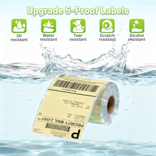 Image of 4x6 Thermal Labels, Shipping Address Label (Pack of 250 4x6 Roll Labels)